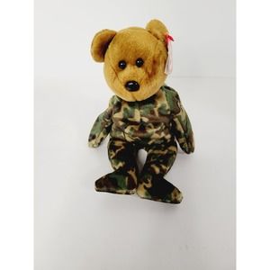TY Beanie Babies Hero the USO Military Bear 2003